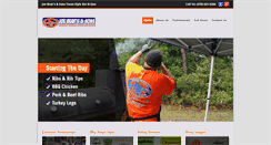 Desktop Screenshot of joebearsbbq.com